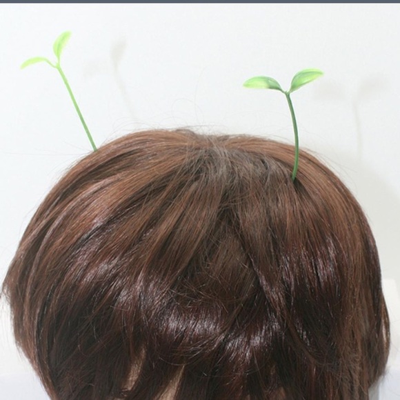 🌱Awesome Set of two cute unisex sprout clips 🌱 - Picture 3 of 7